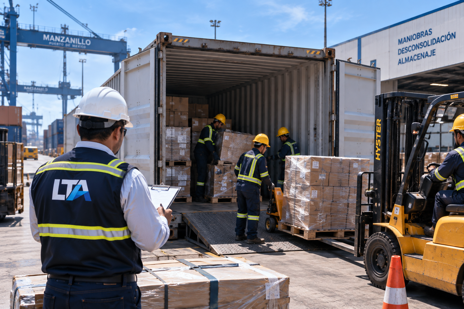 Maniobras de desconsolidación de mercancía